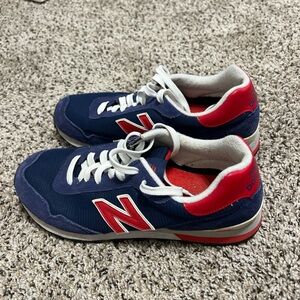 New Balance Red, White and Blue Sneakers